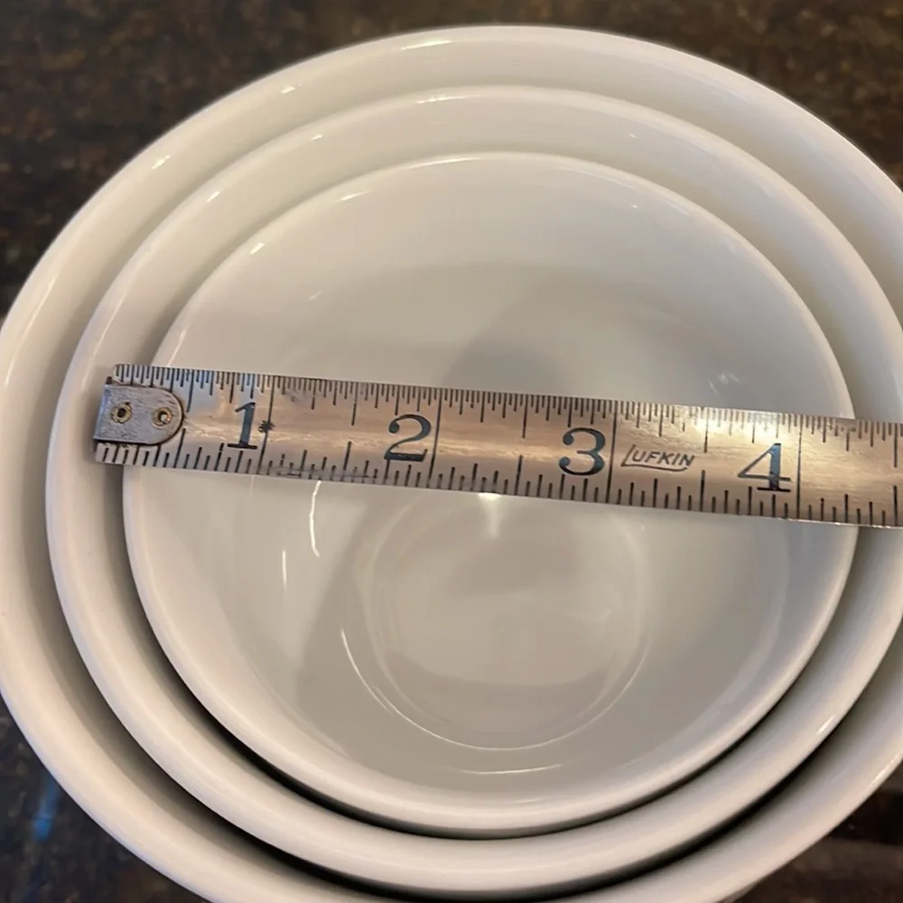 Crate&Barrel set of three nesting bowls Julia Rothman Holiday